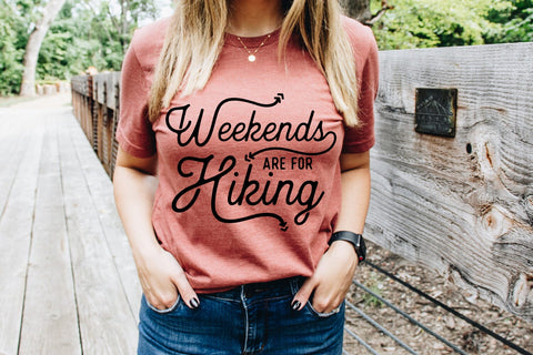 Hiking SVG - Weekends Are For Hiking SVG Pickled Thistle Creative 