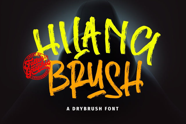 Hilang Brush Font Fallen Graphic Studio 
