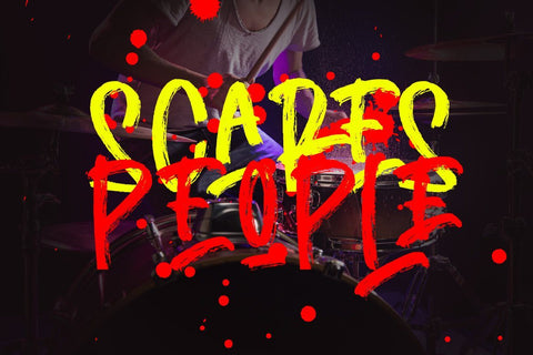 Hilang Brush Font Fallen Graphic Studio 