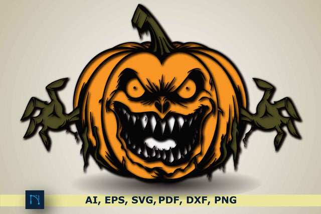 hilarious Halloween pumpkin layer SVG SVG MD JOYNAL ABDIN 