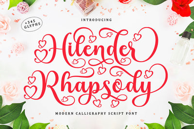 Hilender Rhapsody - 4 Type Font Font BungStudio 