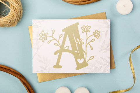 Hilens Flower Monogram Font Attype studio 