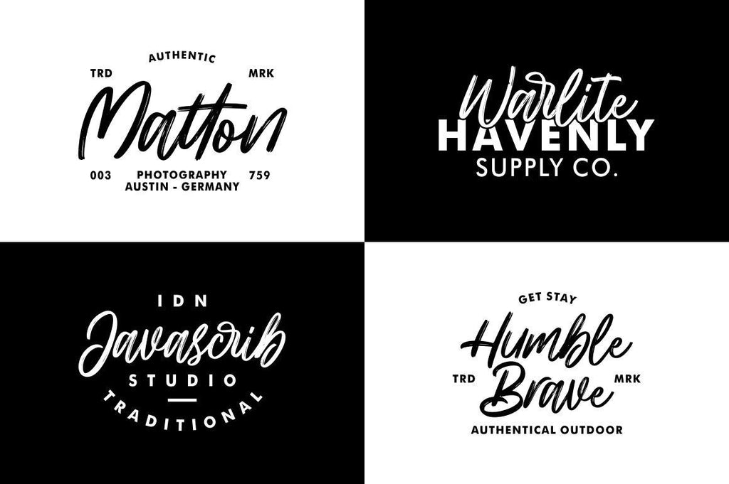 Hillbear - Handbrush Script Font - So Fontsy