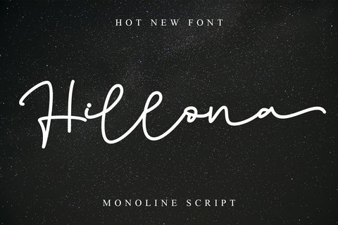 Hillona Font Stefani Letter 