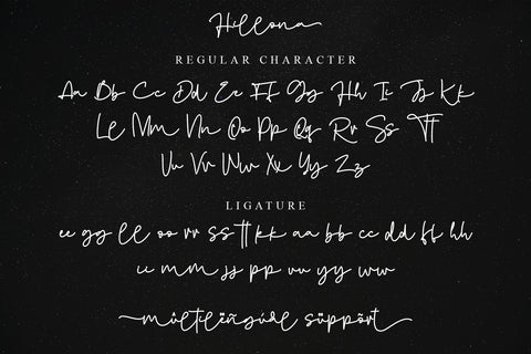 Hillona Font Stefani Letter 