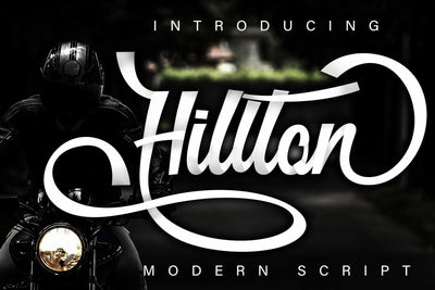 Hillton Modern Script Font Skiiller_Std 