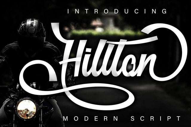 Hillton Modern Script Font Skiiller_Std 