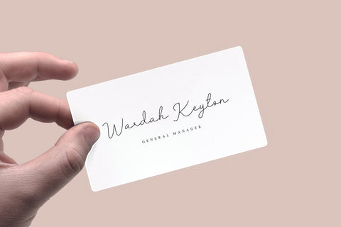 Himalaya Modern Calligraphy Font MJB Letters Studio 