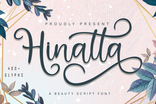 Hinatta Beauty Script Font Font Skiiller_Std 