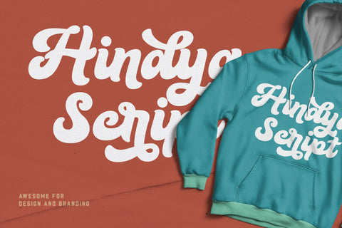 Hindya - Retro Bold Handwritten Font Font ahweproject 