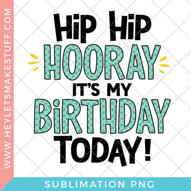Hip Hip Hooray - Sublimation Sublimation Hey Let's Make Stuff 