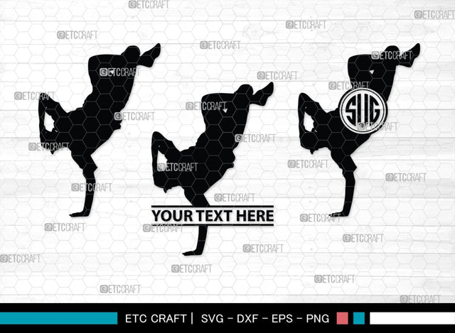 Hip Hop Monogram, Hip Hop Silhouette, Hip Hop SVG, Hip Hop Dancers Svg, Rap Dances Svg, Dancers Svg, SB00367 SVG ETC Craft 
