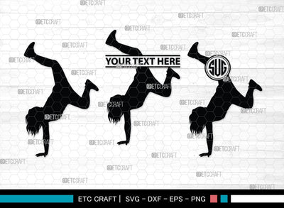 Hip Hop Monogram, Hip Hop Silhouette, Hip Hop SVG, Hip Hop Dancers Svg, Rap Dances Svg, Dancers Svg, SB00367 SVG ETC Craft 