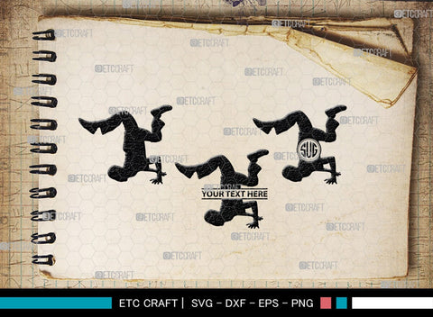 Hip Hop Monogram, Hip Hop Silhouette, Hip Hop SVG, Hip Hop Dancers Svg, Rap Dances Svg, Dancers Svg, SB00367 SVG ETC Craft 