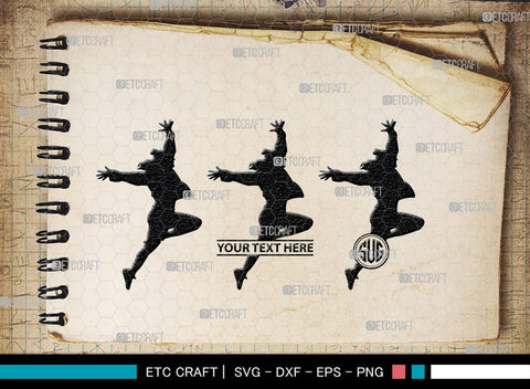Hip Hop Monogram, Hip Hop Silhouette, Hip Hop SVG, Hip Hop Dancers Svg, Rap Dances Svg, Dancers Svg, SB00367 SVG ETC Craft 