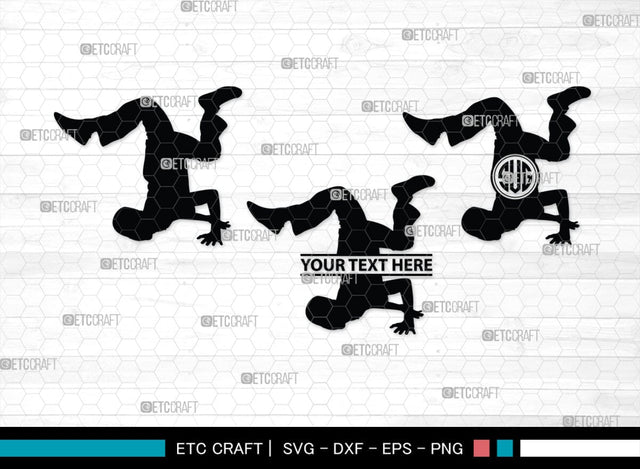 Hip Hop Monogram, Hip Hop Silhouette, Hip Hop SVG, Hip Hop Dancers Svg, Rap Dances Svg, Dancers Svg, SB00367 SVG ETC Craft 