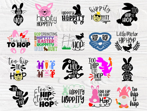 Hip hop SVG Bundle Easter Signs Svg Cricut Files SVG TonisArtStudio 