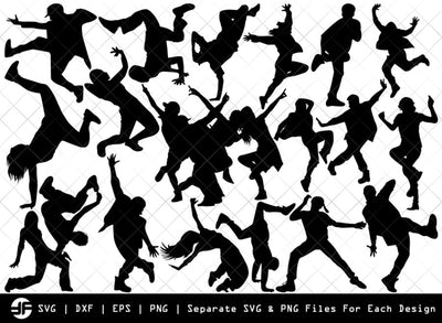 Hip Hop SVG | Hip Hop Silhouette Bundle | SVG Cut File SVG ETC Craft 