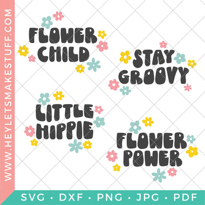Hippie Bundle SVG Hey Let's Make Stuff 