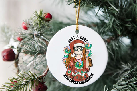 Hippie Girl Christmas Sublimation Sublimation LAM HOANG THUY 