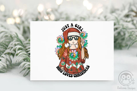Hippie Girl Christmas Sublimation Sublimation LAM HOANG THUY 
