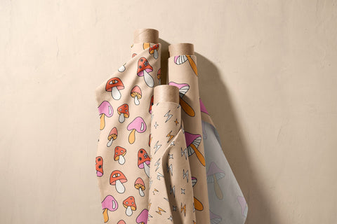 Hippie groovy backgrounds. 1970 Retro seamless patterns Digital Pattern Tori card store 