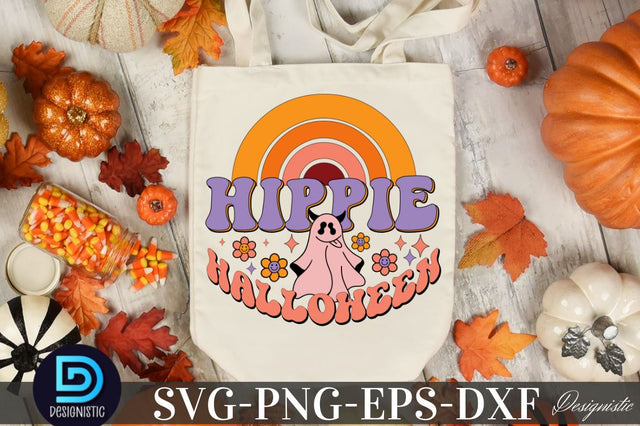 Hippie Halloween, Halloween SVG Design Sublimation DESIGNISTIC 