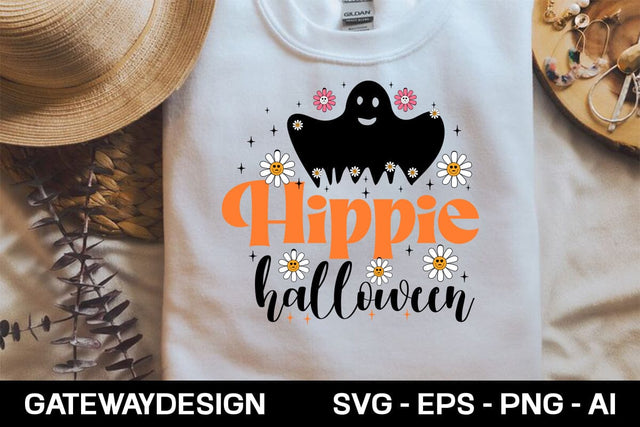 Hippie Halloween retro svg design SVG designmaster24 