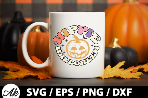 Hippie halloween Retro SVG SVG akazaddesign 