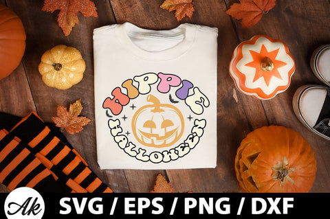 Hippie halloween Retro SVG SVG akazaddesign 