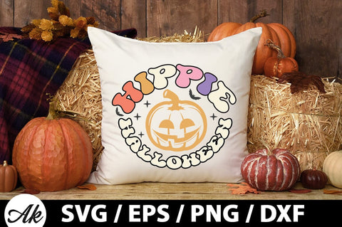 Hippie halloween Retro SVG SVG akazaddesign 