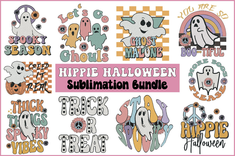 Hippie Halloween Sublimation Bundle Sublimation Jagonath Roy 
