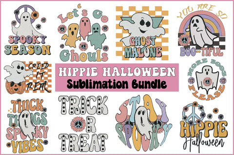 Hippie Halloween Sublimation Bundle Sublimation Jagonath Roy 