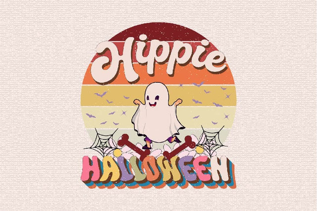 Hippie Halloween Sublimation SVGArt 