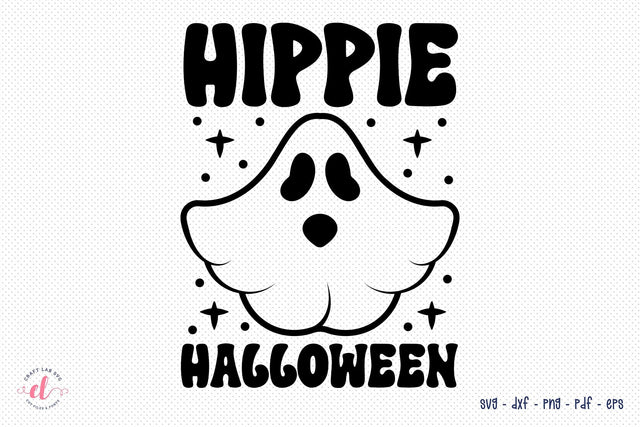 Hippie Halloween SVG - Retro Halloween SVG SVG CraftLabSVG 