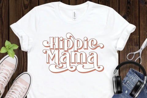 Hippie Mama Svg Design SVG Creativeart88 