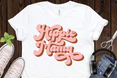 Hippie Mama Svg Design SVG Creativeart88 