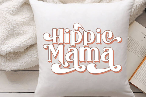 Hippie Mama Svg Design SVG Creativeart88 
