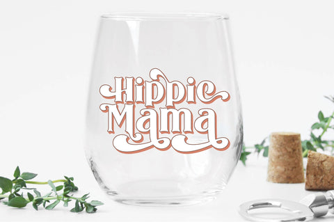 Hippie Mama Svg Design SVG Creativeart88 