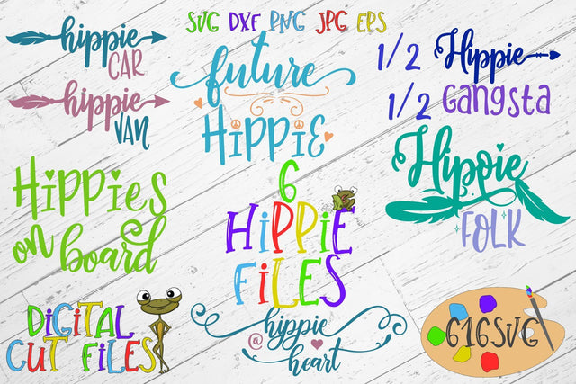 Hippie Mini Bundle SVG 616SVG 