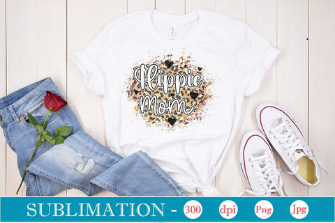 Hippie Mom Sublimation SVGs,Quotes and Sayings,Food & Drink,On Sale, Print & Cut Sublimation DesignPlante 503 
