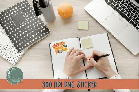 Hippie Soul Sticker Bundle-Retro Stickers PNG-Sticker PNG Sublimation Linden Valley Designs 