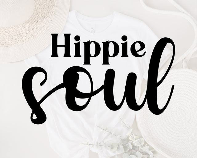 Hippie Soul SVG, Bohemian Svg, Hippie Svg, Boho Svg, Hippy Svg, T Shirt Svg, Hippie Soul Png, Retro Svg, Groovy Svg SVG Fauz 