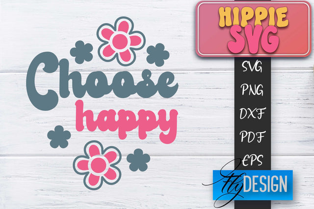 Hippie SVG Design | Retro SVG | SVG Design SVG Fly Design 