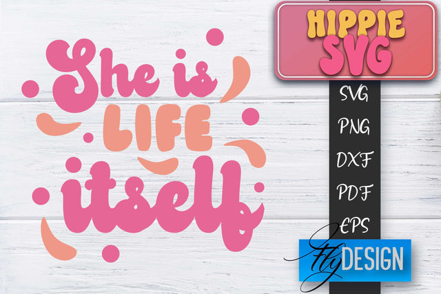 Hippie SVG Design | Retro SVG | SVG Design SVG Fly Design 