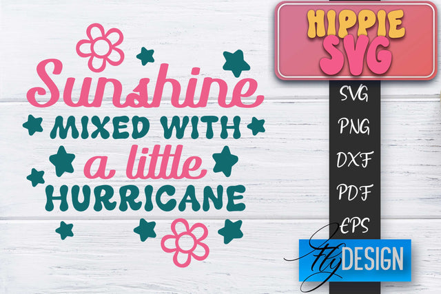 Hippie SVG Design | Retro SVG | SVG Design SVG Fly Design 