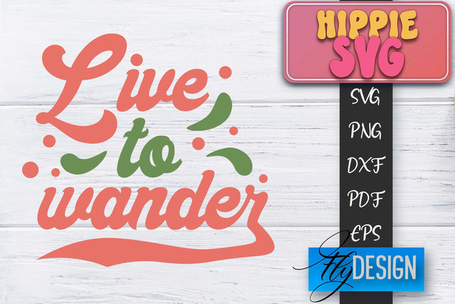 Hippie SVG Design | Retro SVG | SVG Design SVG Fly Design 