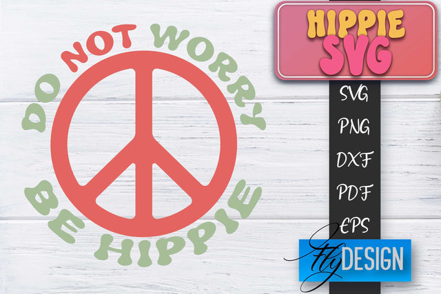 Hippie SVG Design | Retro SVG | SVG Design SVG Fly Design 