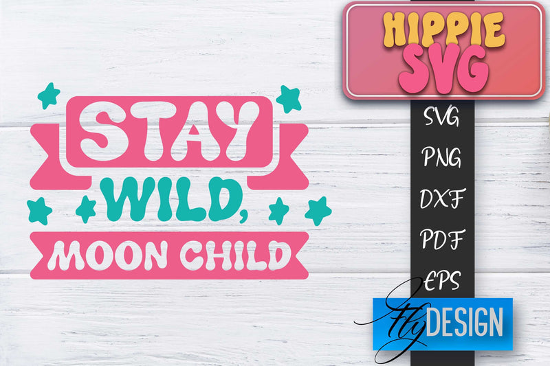 Hippie SVG Design | Retro SVG | SVG Design SVG Fly Design 