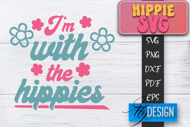 Hippie SVG Design | Retro SVG | SVG Design SVG Fly Design 